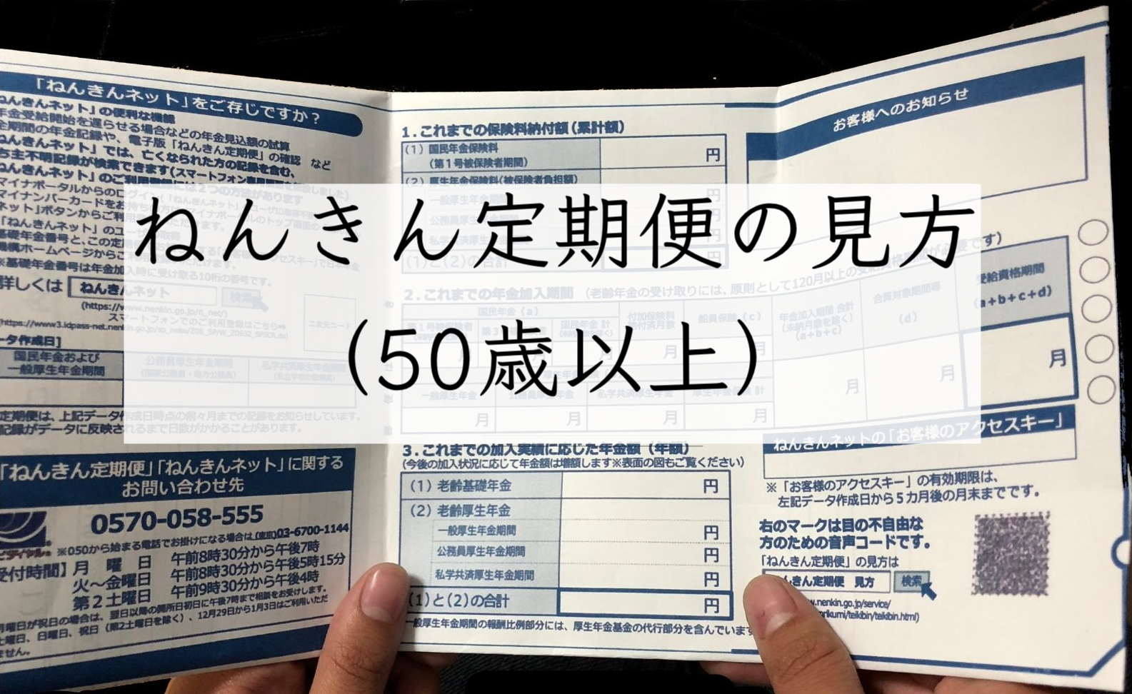 年金 定期 便 見方